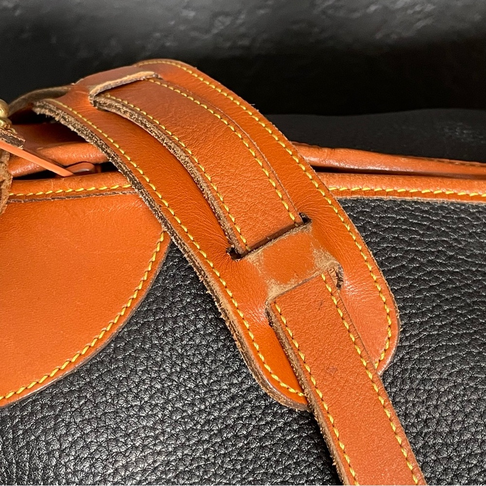 Dooney & Bourke AWL Leather Carry On Duffle Luggage Travel Bag R14 weekender - Picture 7 of 16
